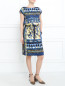 Платье с узором свободного кроя Alberta Ferretti  –  Модель Общий вид