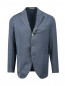 Пиджак однобортный из шерсти с узором "полоска" Boglioli  –  Общий вид