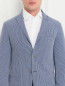 Пиджак из шелка с узором Corneliani ID  –  Модель Общий вид1