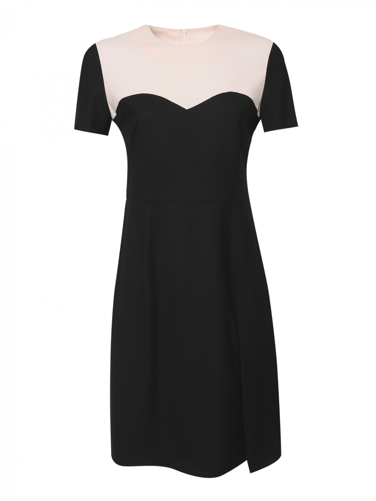 Платье из шерсти с короткими рукавами Paul Smith  –  Общий вид  – Цвет:  Черный
