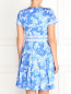 Платье из хлопка с цветочным узором Weekend Max Mara  –  Модель Верх-Низ1