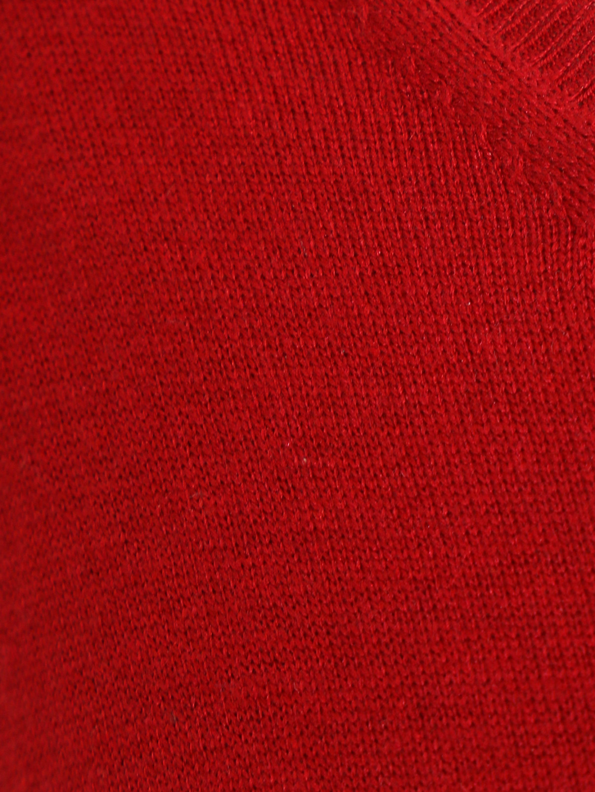 Джемпер из шелка и хлопка свободного кроя Marina Rinaldi  –  Деталь  – Цвет:  Красный