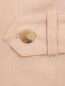 Блуза из хлопка с кожаной отделкой Sportmax  –  Деталь1