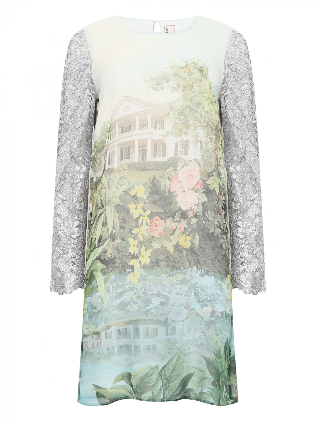 Платье с цветочным узором Antonio Marras  –  Общий вид  – Цвет:  Узор