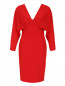 Платье-футляр с длинным рукавом Moschino  –  Общий вид