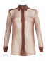 Блуза из прозрачного шелка Jean Paul Gaultier  –  Общий вид