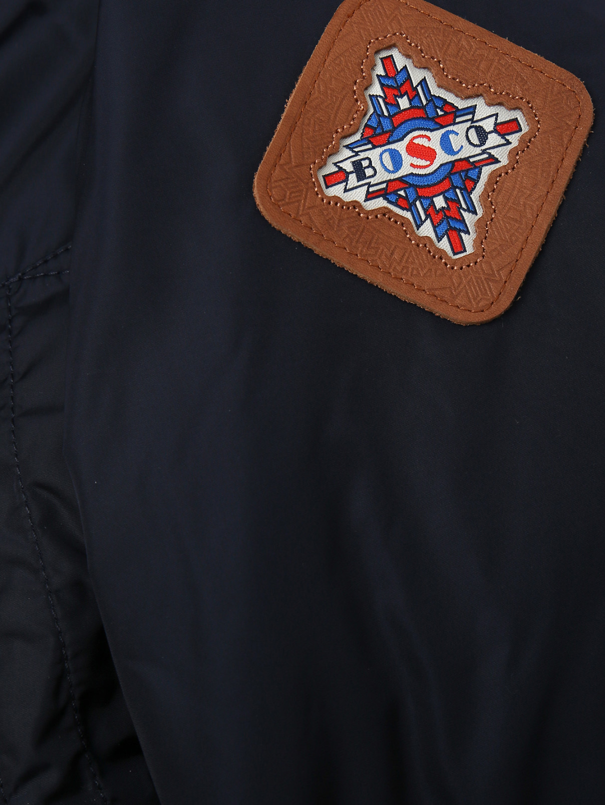 Куртка пуховая с капюшоном BOSCO  –  Деталь1  – Цвет:  Синий