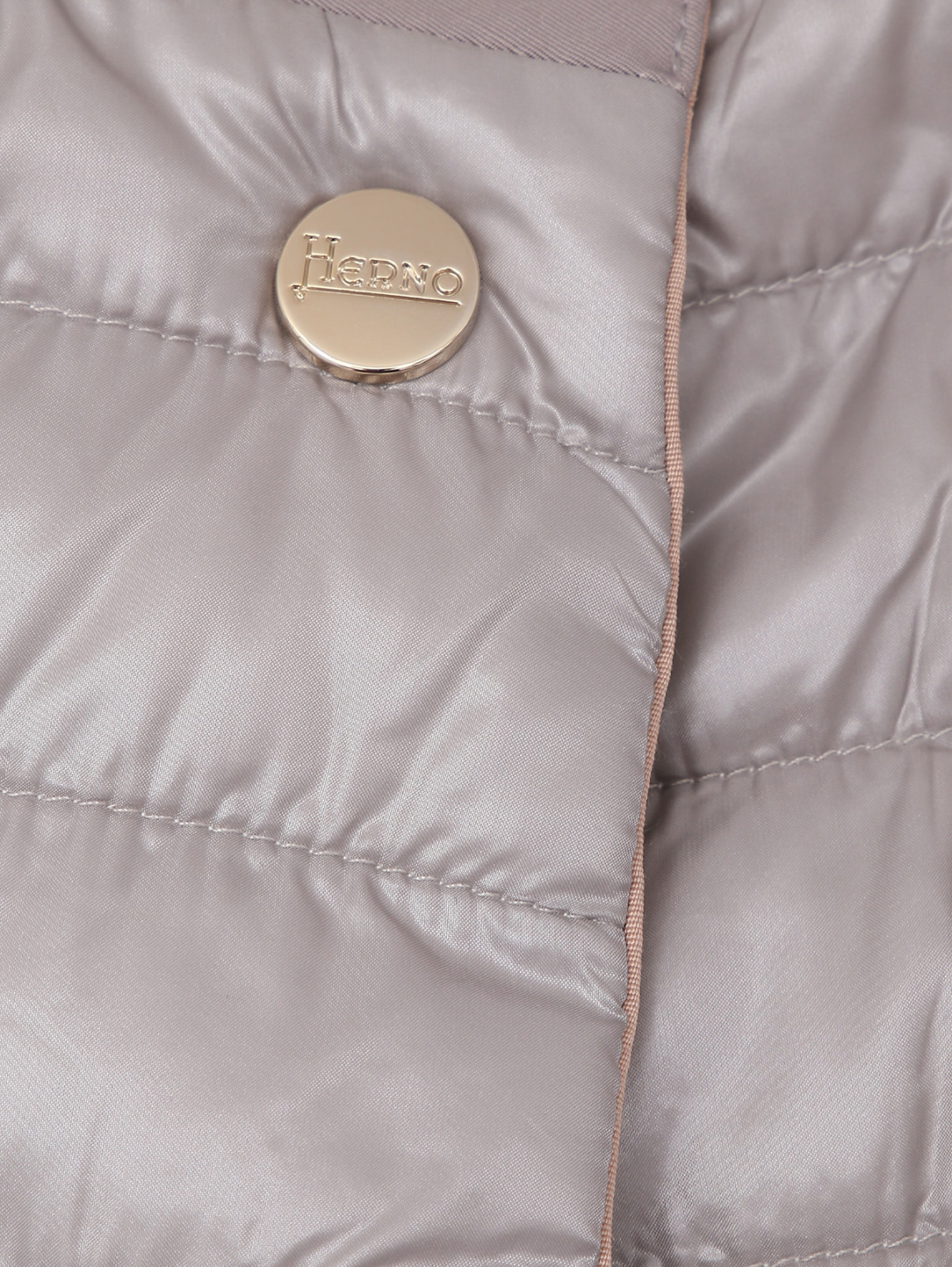 Двусторонняя куртка на кнопках Herno  –  Деталь1  – Цвет:  Серый