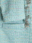 Пальто прямого кроя из шерсти с аппликацией Moschino Boutique  –  Деталь