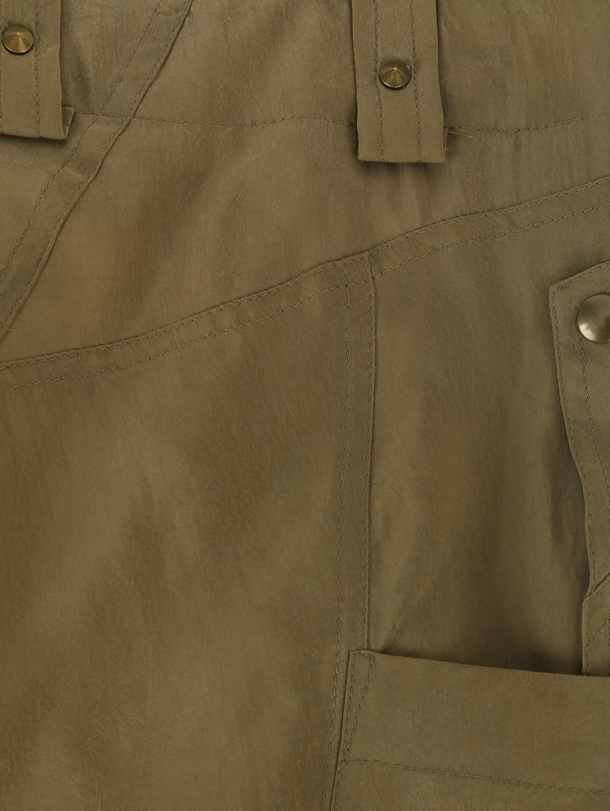 Шорты с боковыми карманами JO NO FUI  –  Деталь1  – Цвет:  Зеленый