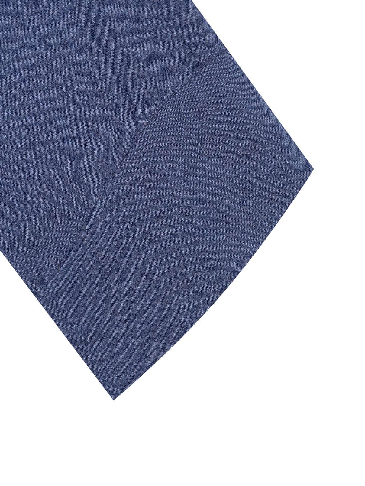 Блуза из льна с поясом Antelope The Label  –  Деталь  – Цвет:  Синий