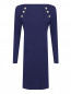 Трикотажное платье из шерсти с карманами Luisa Spagnoli  –  Общий вид