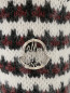 Удлиненный кардиган из  шерсти  с контрастным узором Moncler  –  Деталь1