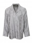 Рубашка из шелка с узором Nero Perla  –  Общий вид