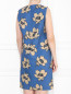 Платье из хлопка с цветочным узором Marina Rinaldi  –  МодельВерхНиз1