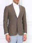 Однобортный пиджак из хлопка и шелка Corneliani ID  –  Модель Верх-Низ