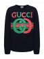 Свитшот из хлопка с принтом Gucci  –  Общий вид