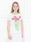 Блуза c цветочным декором MiMiSol  –  МодельВерхНиз