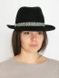 Шляпа из шерсти с лентой Marina Rinaldi  –  МодельОбщийВид
