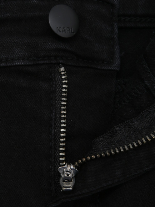 Прямые джинсы с лампасами - Деталь1