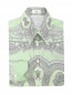 Рубашка из шелка с узором Etro  –  Общий вид