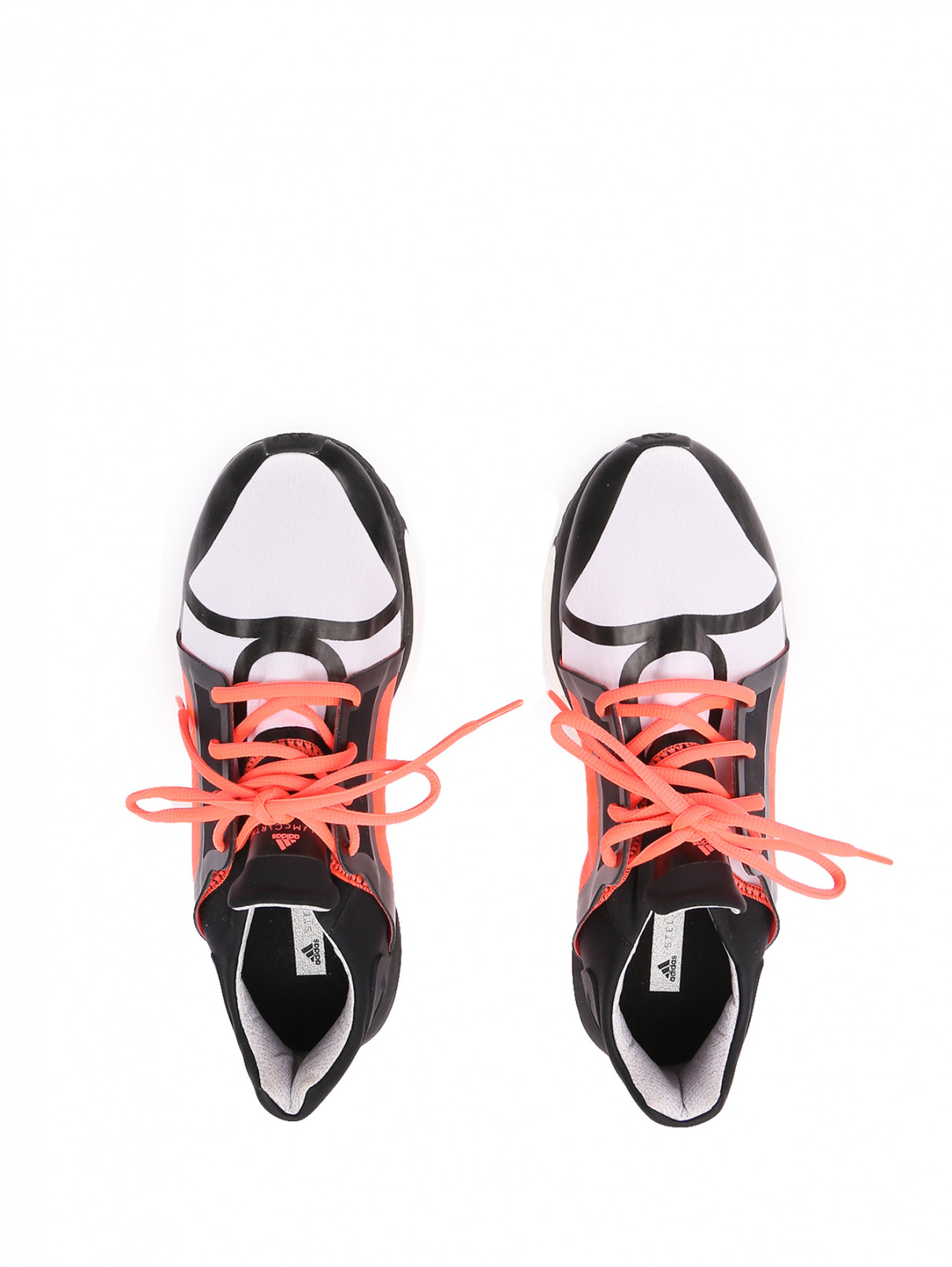 Кроссовки из текстиля на шнурках adidas by Stella McCartney  –  Обтравка4  – Цвет:  Мультиколор