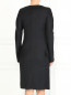 Платье прямого кроя из шерсти с накладным карманом Jean Paul Gaultier  –  Модель Верх-Низ1