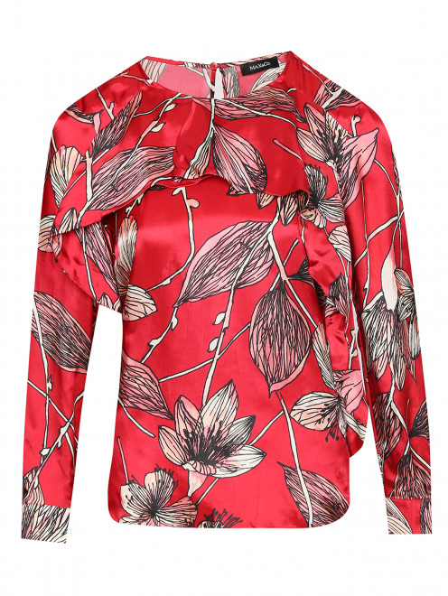 Блуза из вискозы с узором Max&Co - Общий вид