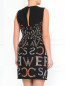 Платье-футляр с принтом Versace 1969  –  Модель Верх-Низ1