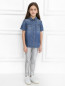 Рубашка из джинсовой ткани Dolce & Gabbana  –  МодельОбщийВид