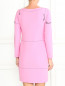 Платье с длинными рукавами и узором Moschino Couture  –  Модель Верх-Низ1