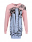 Платье из шерсти с узором Moschino Boutique  –  Общий вид