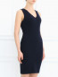 Платье-футляр из хлопка Emporio Armani  –  Модель Верх-Низ