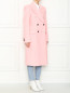 Двубортное пальто из хлопка Calvin Klein 205W39NYC  –  МодельВерхНиз