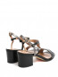 Босоножки из кожи на устойчивом каблуке Marina Rinaldi  –  Обтравка2