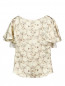 Шелковая блуза с цветочным принтом A La Russe  –  Общий вид