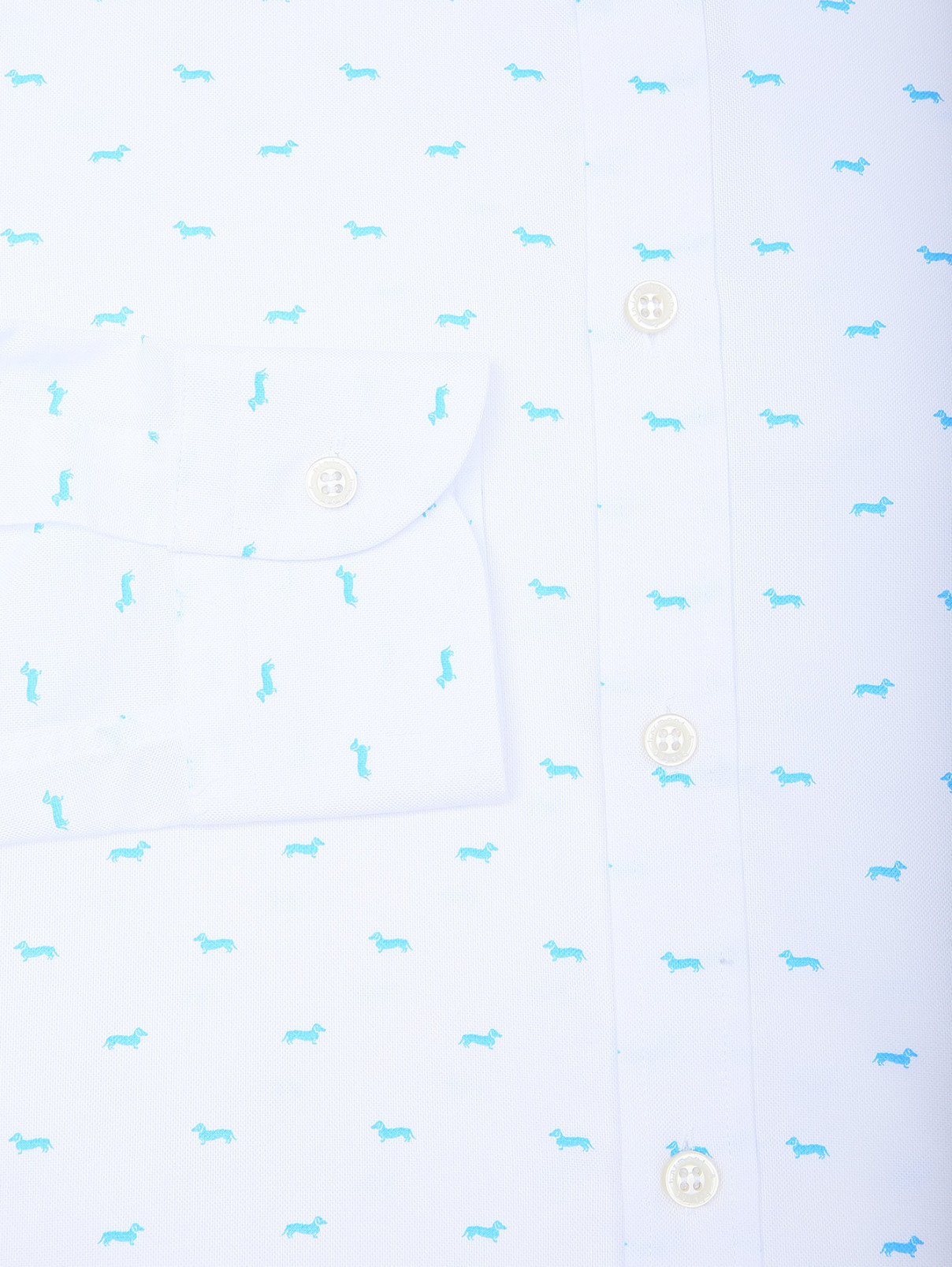 Рубашка из плотного хлопка Harmont & Blaine  –  Деталь  – Цвет:  Белый