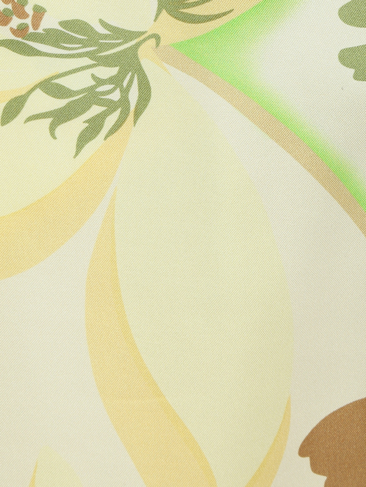 Платье из шелка  запахом и цветочным узором Maurizio Pecoraro  –  Деталь  – Цвет:  Зеленый