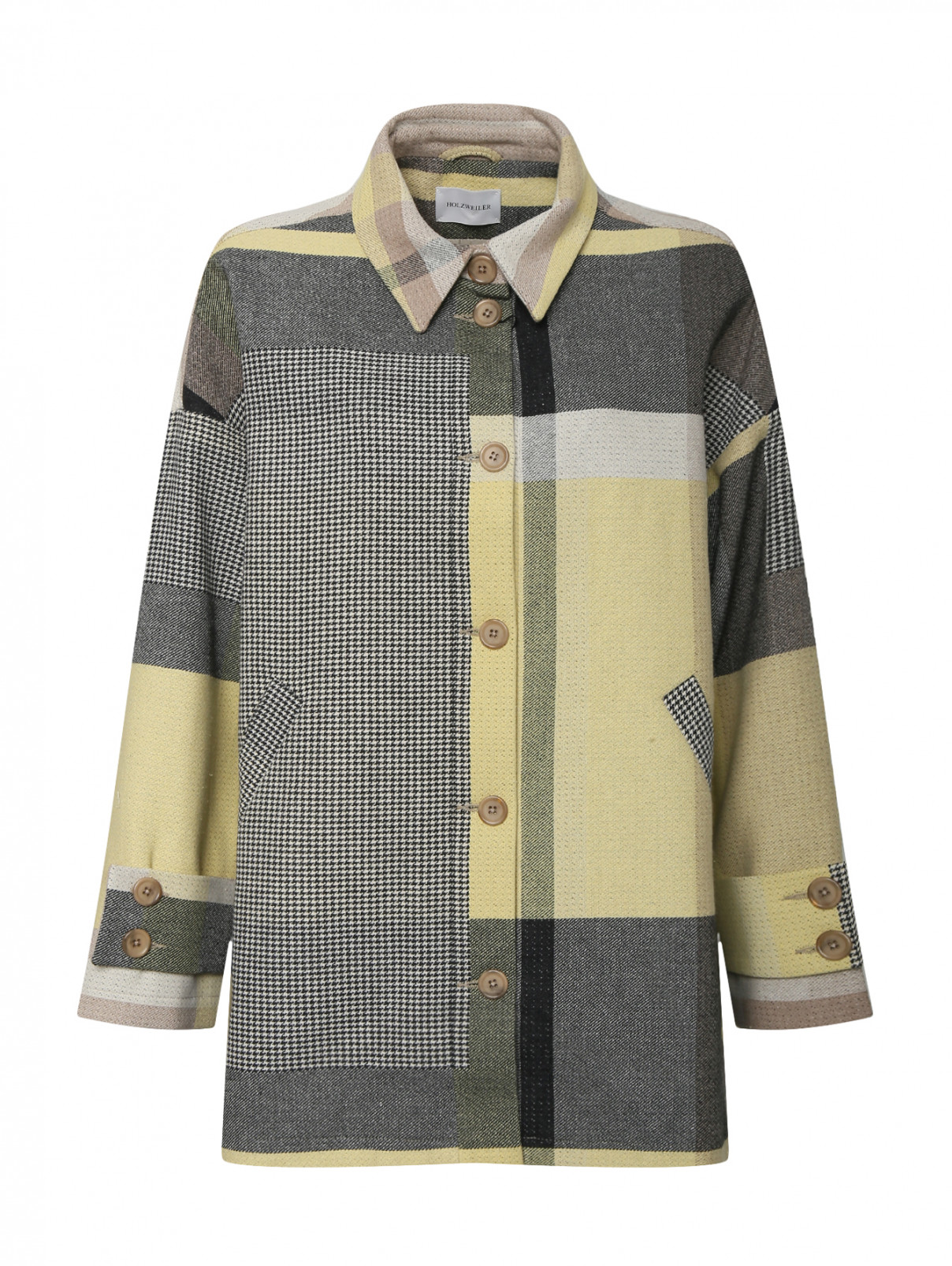 Куртка-рубашка из хлопка Holzweiler  –  Общий вид  – Цвет:  Желтый