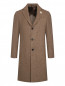 Однобортное пальто из кашемира и шерсти LARDINI  –  Общий вид