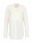 Блуза из шелка с вышивкой Ermanno Scervino  –  Общий вид