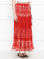 Плиссированная юбка-макси с цветочным узором Etro  –  Модель Верх-Низ