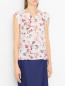 Блуза из хлопка с цветочным принтом Q/S Designe by  –  МодельВерхНиз
