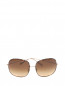 Cолнцезащитные очки в оправе из металла Oliver Peoples  –  Общий вид