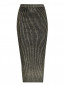 Юбка-резинка из шерсти с напылением металлик Isola Marras  –  Общий вид