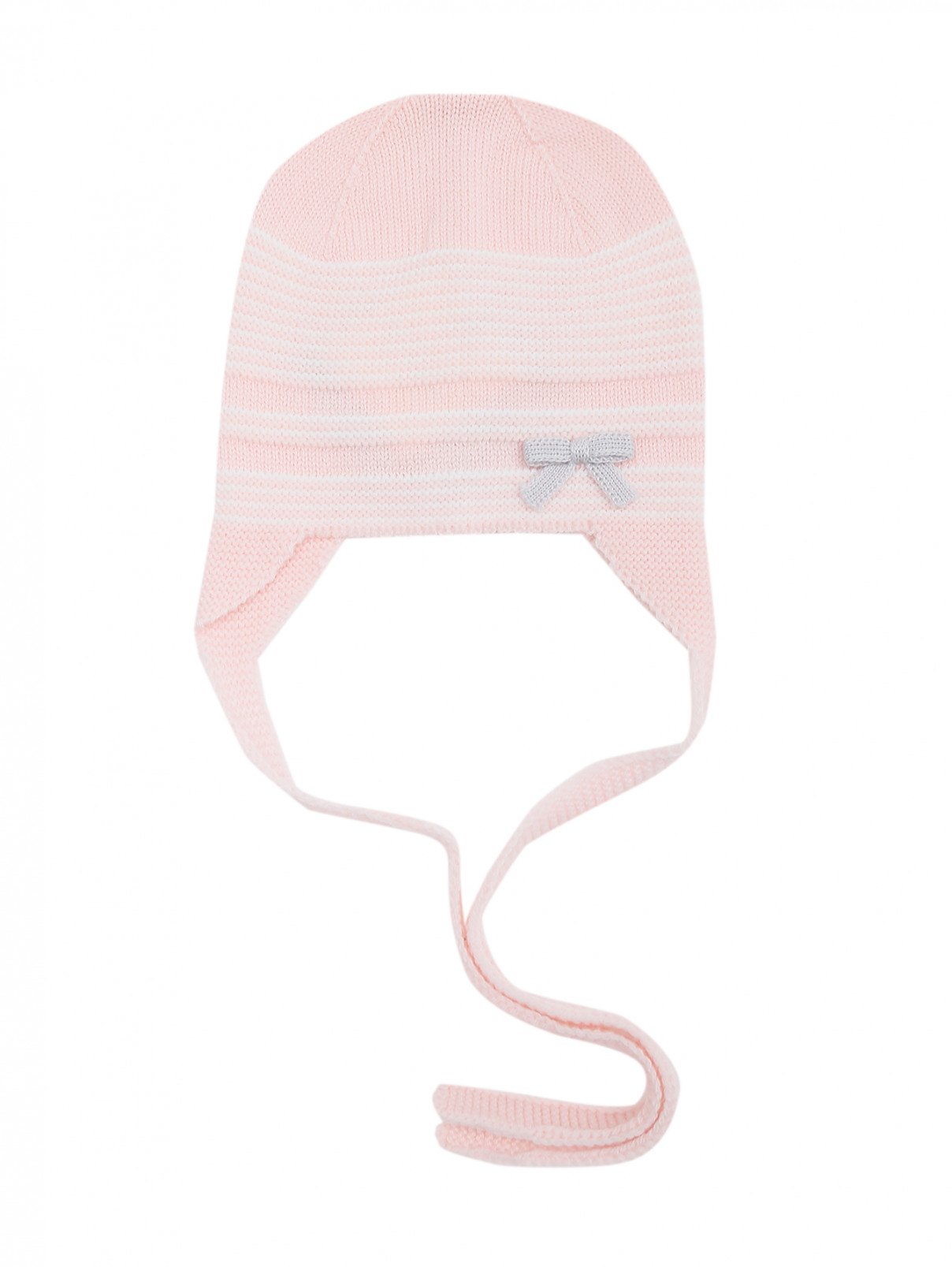 Комплект из фактурной шерсти с узором Tomax  –  Общий вид  – Цвет:  Розовый