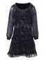 Платье с узором и металлическим декором Frankie Morello  –  Общий вид