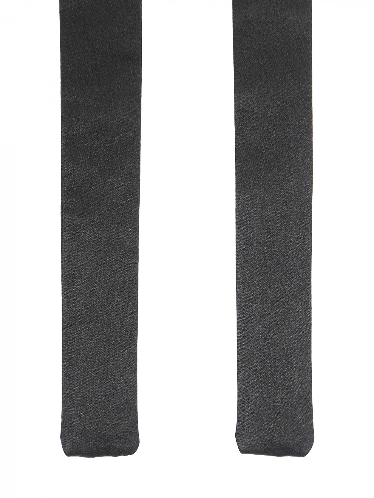 Атласный пояс из текстиля Marina Rinaldi  –  Деталь  – Цвет:  Черный