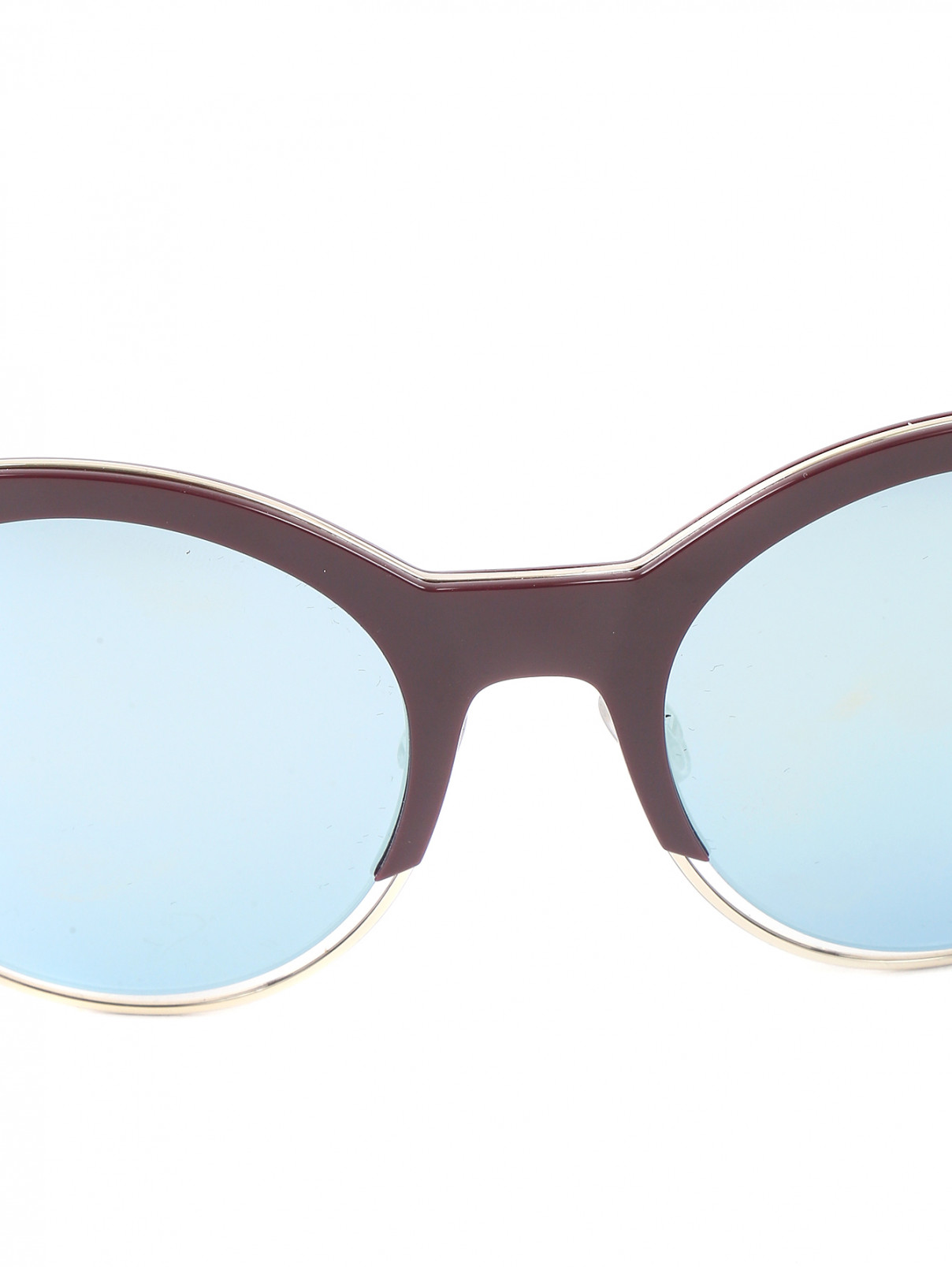 Солнцезащитные очки в оправе из пластика и металла Christian Dior  –  Деталь1  – Цвет:  Красный
