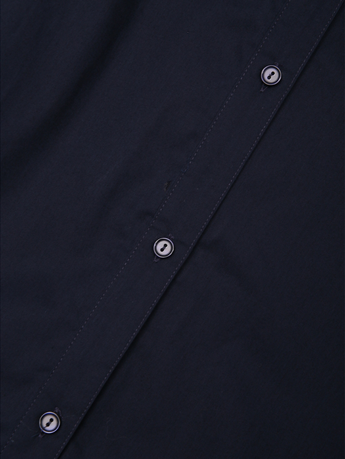 Блуза из хлопка с V-образным вырезом Persona by Marina Rinaldi  –  Деталь1  – Цвет:  Синий